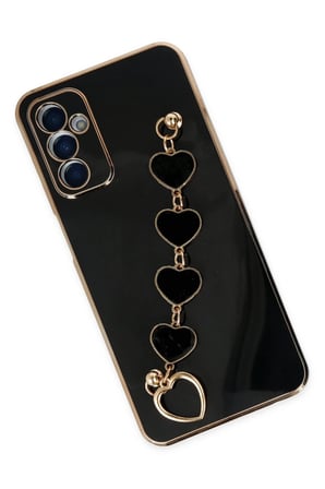 Uray store Samsung Galaxy M23 Kılıf Esila Silikon - Siyah