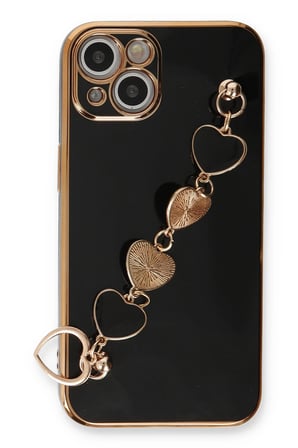 Uray store Apple iPhone 14 Plus Kılıf Esila Silikon - Siyah