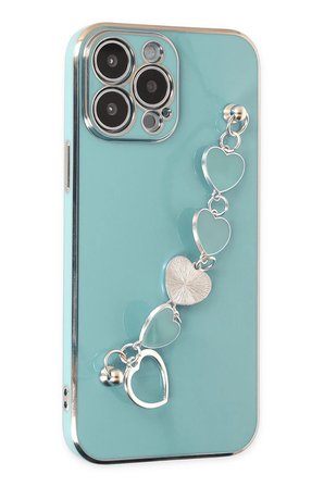Uray store Apple iPhone 14 Pro Max Kılıf Esila Silikon - Su Yeşili