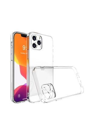 Uray store Apple iPhone 14 Pro Kılıf Lüx Şeffaf Silikon