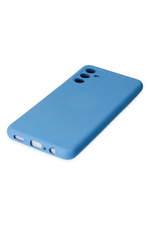 Uray store Samsung Galaxy A04S Kılıf Nano içi Kadife Silikon - Mavi