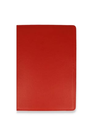 Uray store Samsung Galaxy X800 Tab S8 Plus 12.4 Kılıf 360 Tablet Deri Kılıf - Kırmızı