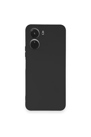 Uray store Vivo Y16 Kılıf Nano içi Kadife Silikon - Siyah