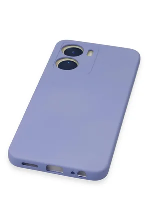 Uray store Vivo Y16 Kılıf Nano içi Kadife Silikon - Lila