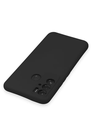 Uray store Tecno Pova Neo Kılıf Nano içi Kadife Silikon - Siyah