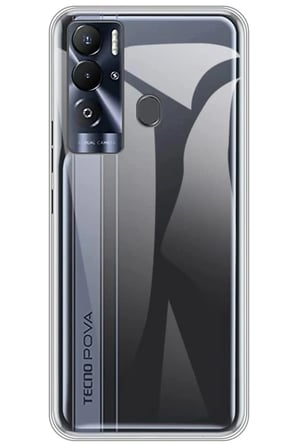 Uray store Tecno Pova Neo Kılıf Lüx Şeffaf Silikon