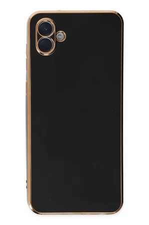 Uray store Samsung Galaxy A04 Kılıf Volet Silikon - Siyah