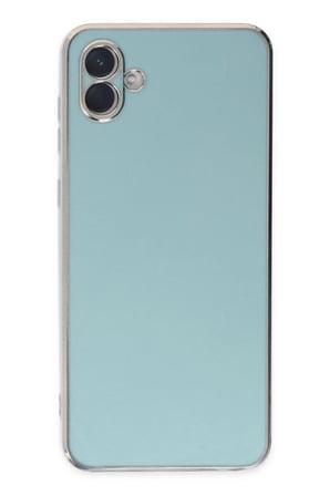 Uray store Samsung Galaxy A04 Kılıf Volet Silikon - Açık Yeşil