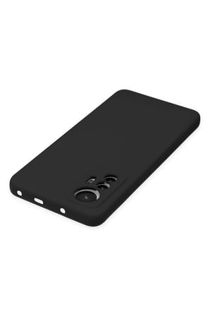 Uray store Xiaomi Mi 12 Lite Kılıf Nano içi Kadife Silikon - Siyah