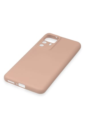 Uray store Xiaomi Mi 12T Pro Kılıf Nano içi Kadife Silikon - Pudra