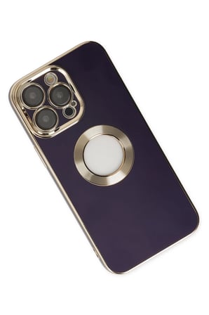 Uray store Apple iPhone 13 Pro Max Kılıf Store Silikon - Derin Mor