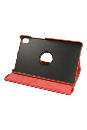 Uray store Lenovo Tab M8 Kılıf 360 Tablet Deri Kılıf - Kırmızı