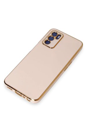 Uray store Oppo A16 Kılıf Volet Silikon - Pembe