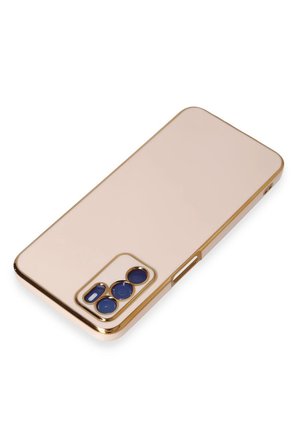 Uray store Oppo A16 Kılıf Volet Silikon - Pembe