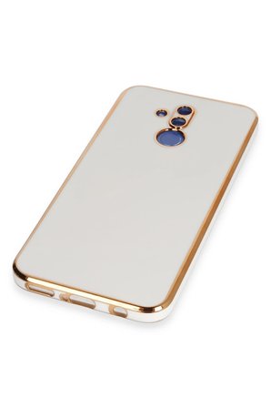 Uray store Huawei Mate 20 Lite Kılıf Volet Silikon - Beyaz