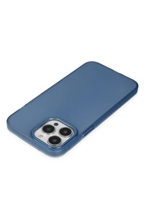 Uray store Apple iPhone 13 Pro Max Kılıf Modos Metal Kapak - Lacivert