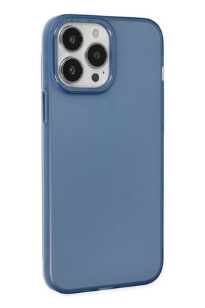 Uray store Apple iPhone 13 Pro Max Kılıf Modos Metal Kapak - Lacivert