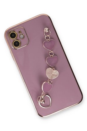 Uray store Apple iPhone 12 Kılıf Esila Silikon - Mor