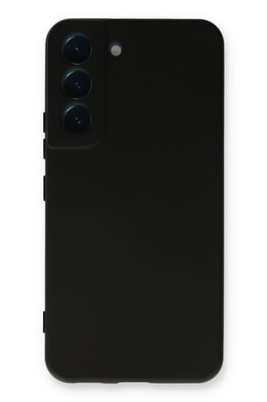 Uray store Samsung Galaxy S23 Kılıf Nano içi Kadife Silikon - Siyah