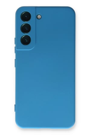 Uray store Samsung Galaxy S23 Plus Kılıf Nano içi Kadife Silikon - Mavi