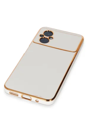 Uray store Xiaomi Poco M5 Kılıf Volet Silikon - Beyaz