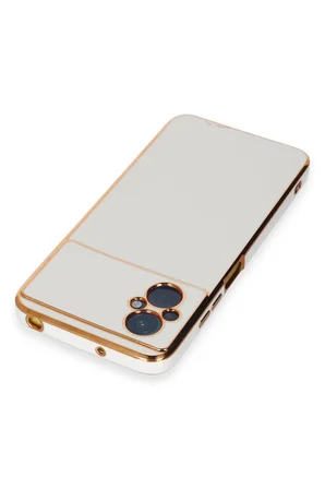 Uray store Xiaomi Poco M5 Kılıf Volet Silikon - Beyaz