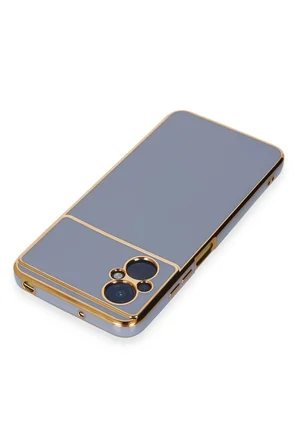 Uray store Xiaomi Poco M5 Kılıf Volet Silikon - Mavi