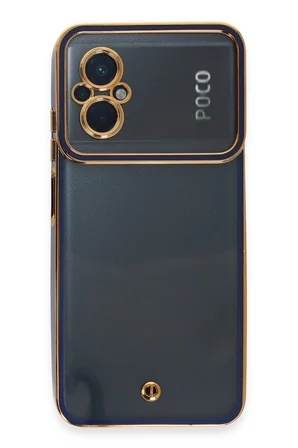 Uray store Xiaomi Poco M5 Kılıf Liva Lens Silikon - Mavi