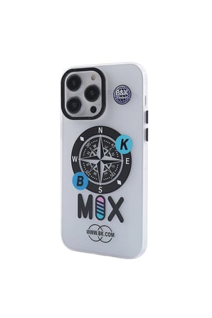 Uray store Apple iPhone 14 Pro Kılıf Apollo Magneticsafe Desenli Kapak - Apollo Şeffaf - 3