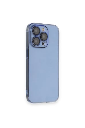 Uray store Apple iPhone 14 Pro Max Kılıf Armada Lensli Kapak - Sierra Blue