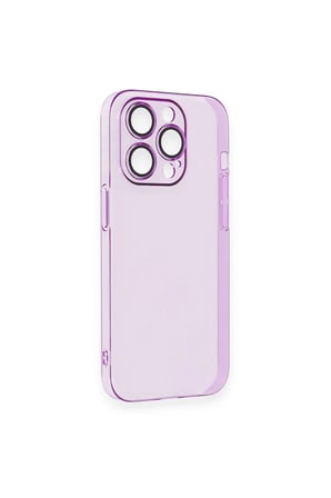 Uray store Apple iPhone 14 Pro Max Kılıf Armada Lensli Kapak - Mor