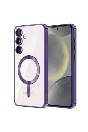 Uray store Samsung Galaxy S23 Plus Kılıf Kross Magneticsafe Kapak - Mor
