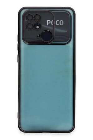 Uray store Xiaomi Redmi 10C Kılıf Razer Lensli Silikon - Siyah