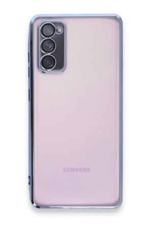 Uray store Samsung Galaxy S20 FE Kılıf Razer Lensli Silikon - Açık Mavi