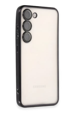 Uray store Samsung Galaxy S23 Kılıf Razer Lensli Silikon - Siyah