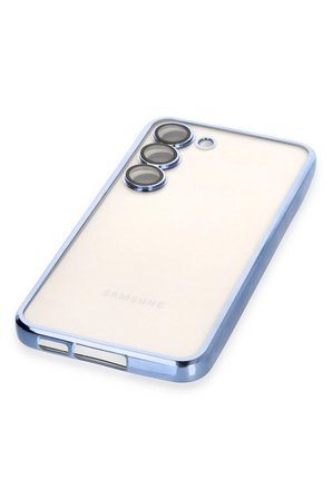 Uray store Samsung Galaxy S23 Plus Kılıf Razer Lensli Silikon - Açık Mavi
