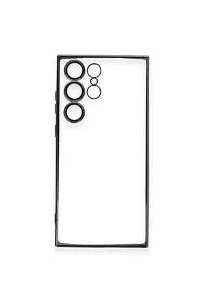 Uray store Samsung Galaxy S23 Ultra Kılıf Razer Lensli Silikon - Yeşil