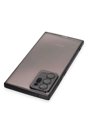 Uray store Samsung Galaxy Note 20 Ultra Kılıf Razer Lensli Silikon - Siyah