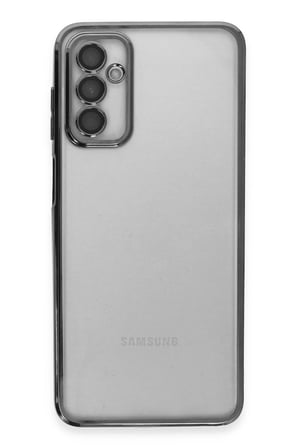 Uray store Samsung Galaxy M23 Kılıf Razer Lensli Silikon - Siyah