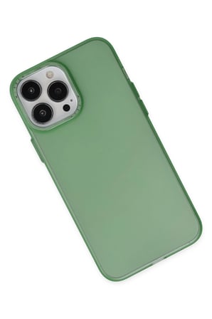 Uray store Apple iPhone 13 Pro Kılıf Modos Metal Kapak - Koyu Yeşil