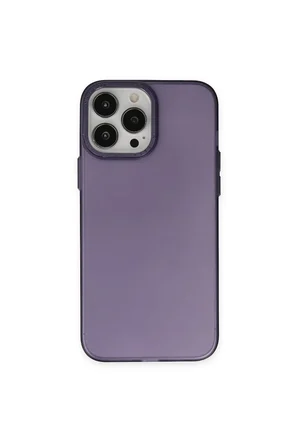 Uray store Apple iPhone 13 Pro Max Kılıf Modos Metal Kapak - Derin Mor