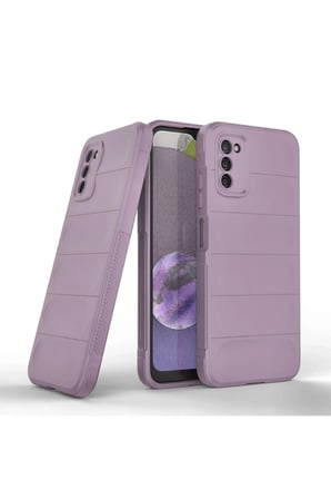 Uray store Samsung Galaxy A03S Kılıf Optimum Silikon - Mor