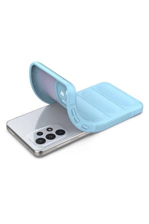 Uray store Samsung Galaxy A33 5G Kılıf Optimum Silikon - Sky Blue