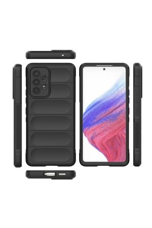 Uray store Samsung Galaxy A53 5G Kılıf Optimum Silikon - Siyah