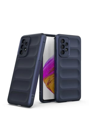 Uray store Samsung Galaxy A53 5G Kılıf Optimum Silikon - Lacivert