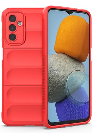 Uray store Samsung Galaxy M23 Kılıf Optimum Silikon - Kırmızı