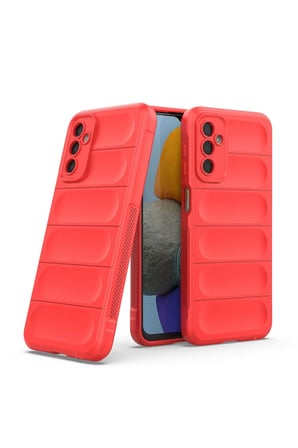 Uray store Samsung Galaxy M23 Kılıf Optimum Silikon - Kırmızı