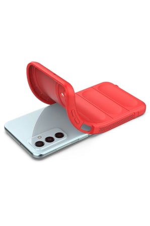 Uray store Samsung Galaxy M23 Kılıf Optimum Silikon - Kırmızı