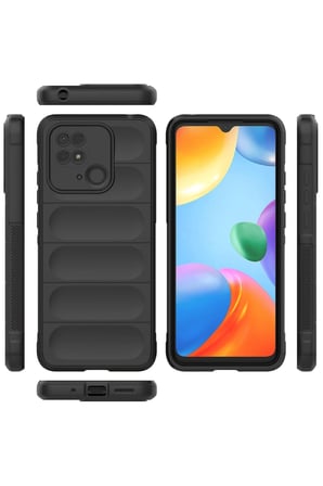Uray store Xiaomi Redmi 10C Kılıf Optimum Silikon - Siyah