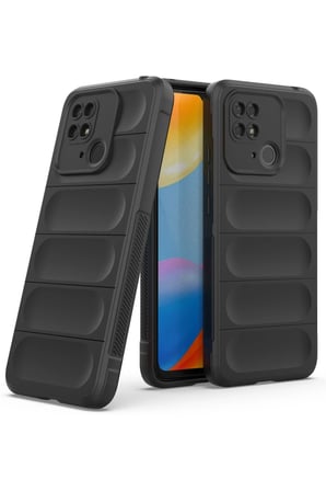 Uray store Xiaomi Redmi 10C Kılıf Optimum Silikon - Siyah